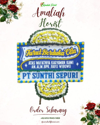 Papan Bunga Duka di Moro